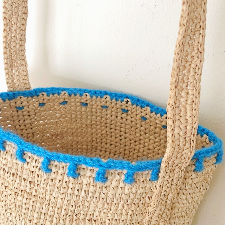 Raffia Shoulder Pochette – Natural Craft Shop